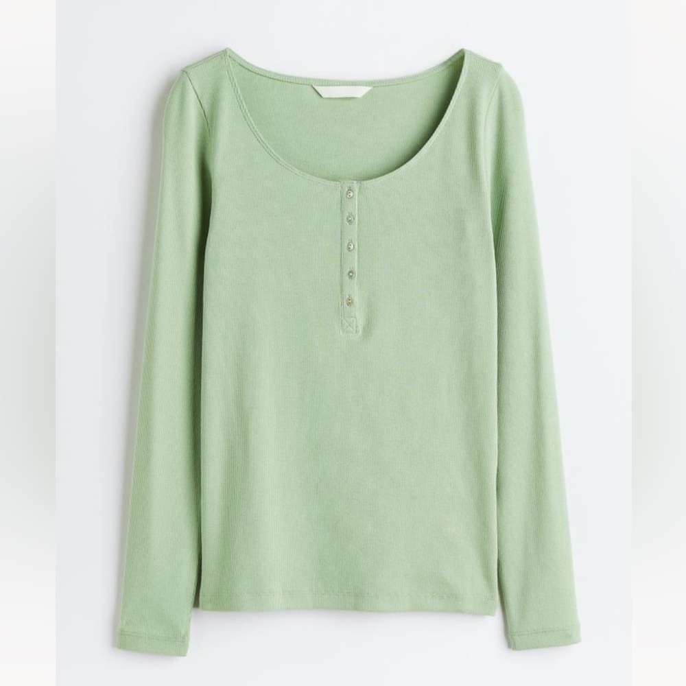 H&M ribbed Henley
